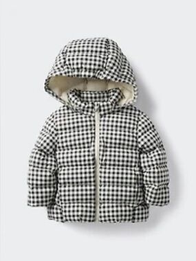 Uniqlo Baby PUFFTECH Washable Checked Parka